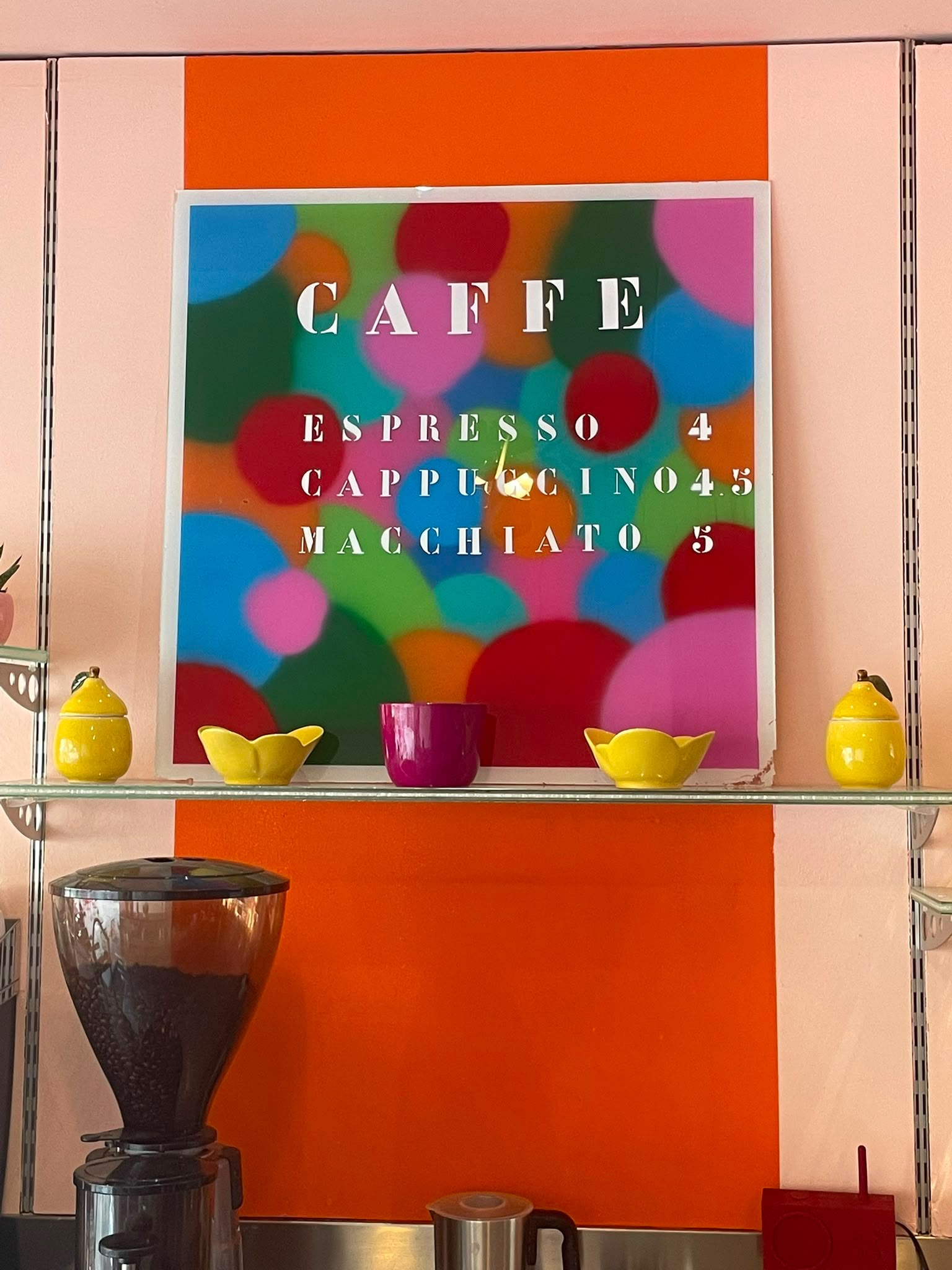Intrigo Caffè Menu